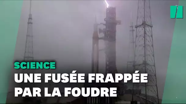 La fusée américaine qui doit aller sur la Lune a déjà pris la foudre