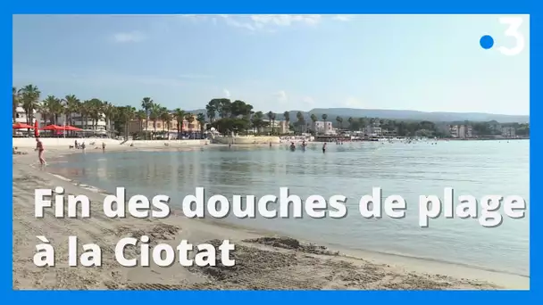 Sécheresse : suppression des douches de plage à la Ciotat