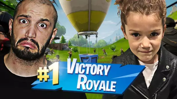 JE ME FAIS CARRY PAR MA FILLE DE 8ANS SUR FORTNITE ! (feat SIHAM)