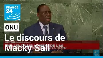 Nations unies : le président du Sénégal Macky Sall s’exprime à la 77è Assemblée générale