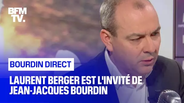 Laurent Berger face à Jean-Jacques Bourdin en direct