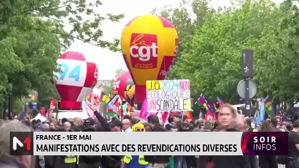 France-1er mai : Manifestations avec des revendications diverses