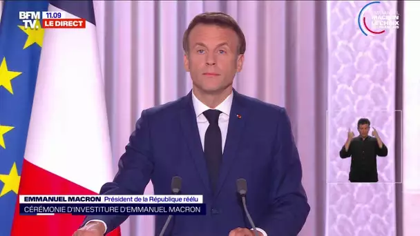 Emmanuel Macron: "Ce peuple nouveau a confié à un président nouveau un mandat nouveau"