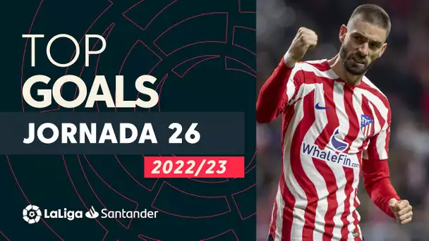 Todos los goles de la jornada 26 de LaLiga Santander 2022/2023
