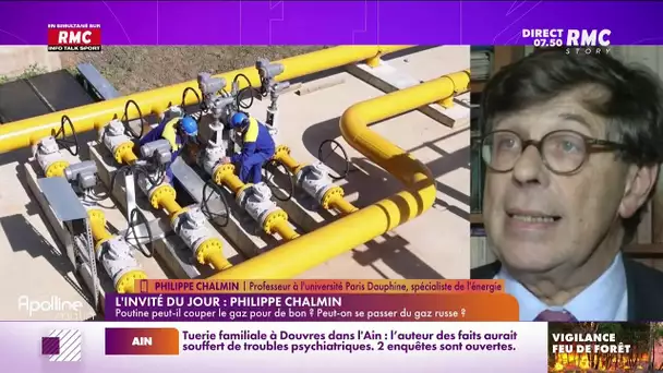 Philippe Chalmin sur le gaz: "On a le choix entre des prix exorbitants ou des dettes colossales"