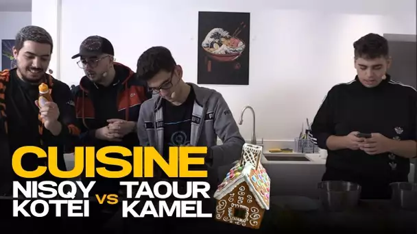 NISQY & KOTEI VS TAOUR & KAMEL EN CUISINE POUR UNE MAISON EN PAIN D'ÉPICE