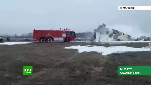 Kazakhstan : un avion militaire Antonov An-26 s’est écrasé à l’aéroport d’Almaty