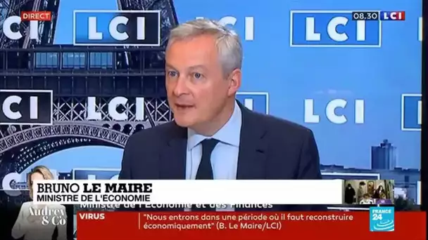 Bruno Le Maire "souhaite que l'activité économique reprenne plus rapidement"