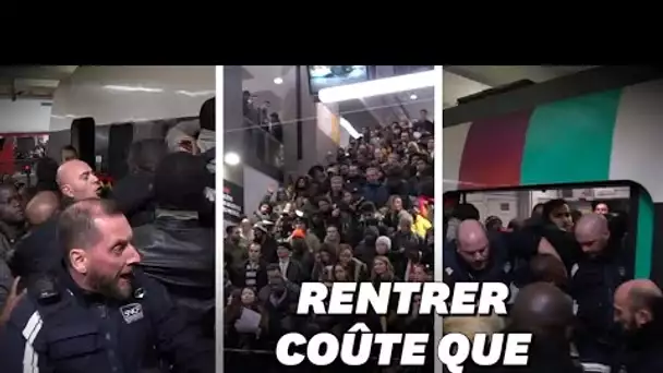 Les images oppressantes des tensions entre voyageurs et agent de sécurité gare du Nord