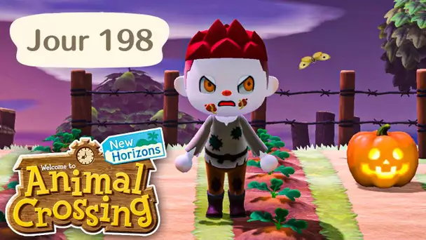 Jour 198 | On se prépare pour HALLOWEEN ! | Animal Crossing : New Horizons