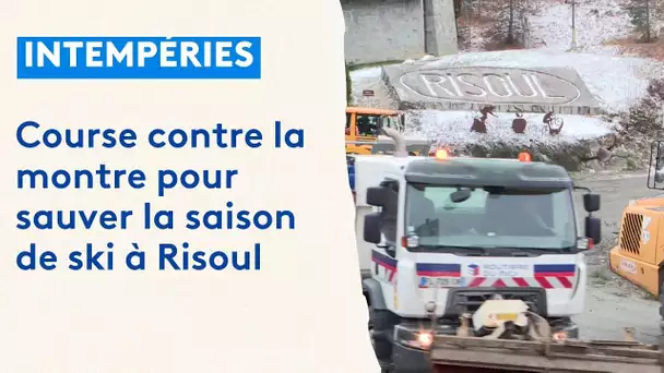 Intempéries : travaux engagés pour permettre à la station de ski de Risoul d'ouvrir pour la saison