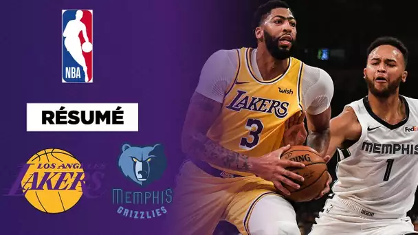 NBA : Davis et les Lakers cartonnent Memphis