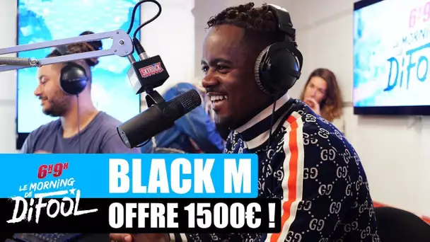 Black M offre 1500€ à un auditeur ! #MorningDeDifool