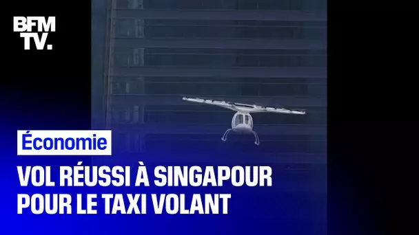 Le taxi volant électrique Volocopter a réussi un vol d'essai à Singapour