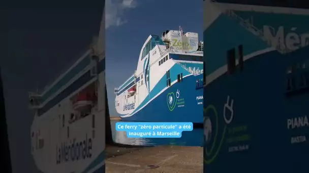 Marseille, le premier ferry équipé de filtres à particules mis en service par la Méridionale