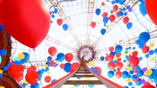 Les Galeries Lafayette proposent des montagnes russes virtuelles pour les fêtes de fin d’année