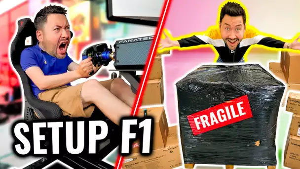 Gros Unboxing et Installation du Setup Simulation F1 ! (énorme)