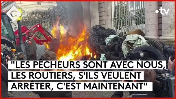 Agriculteurs : la colère s’amplifie en France - La Story - C à Vous - 25/01/2024