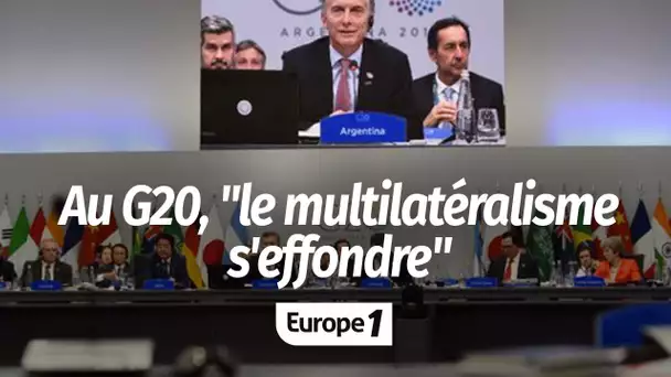 Dérèglement climatique, biodiversité, optimisation fiscale... au G20 "le multilatéralisme s'effon…