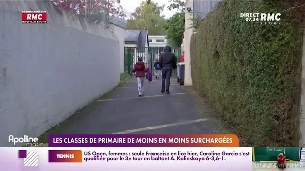 Rentrée : les classes de primaire de moins en moins surchargées