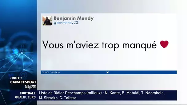 DailySport - Le retour de Benjamin Mendy en Equipe de France