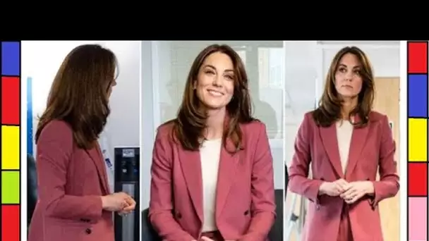 La princesse Kate pour la première fois dans un costume élégant