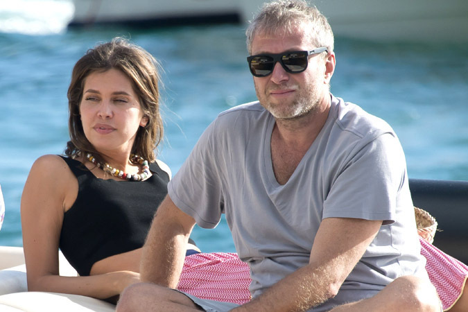 Roman Abramovitch and his wife Dasha in St Barth All Over Press