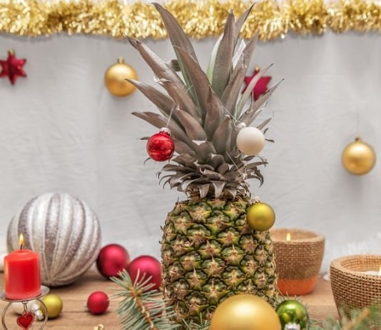 Décorez votre maison avec un sapin ananas pour Noël
