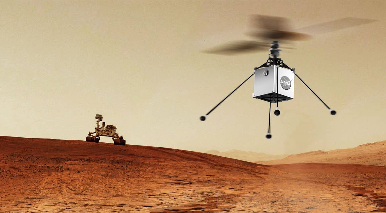 La NASA quiere enviar el primer helicóptero espacial a Marte en 2020