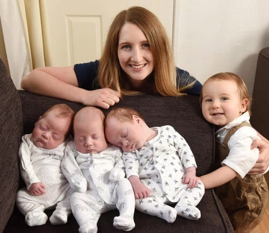 Quatre bébés en un an, après avoir été déclarée infertile